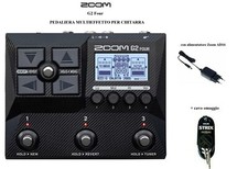ZOOM G2 FOUR PEDALE MULTIEFFETTO PEDALIERA PER CHITARRA +ALIMENTATORE AD16 +CAVO