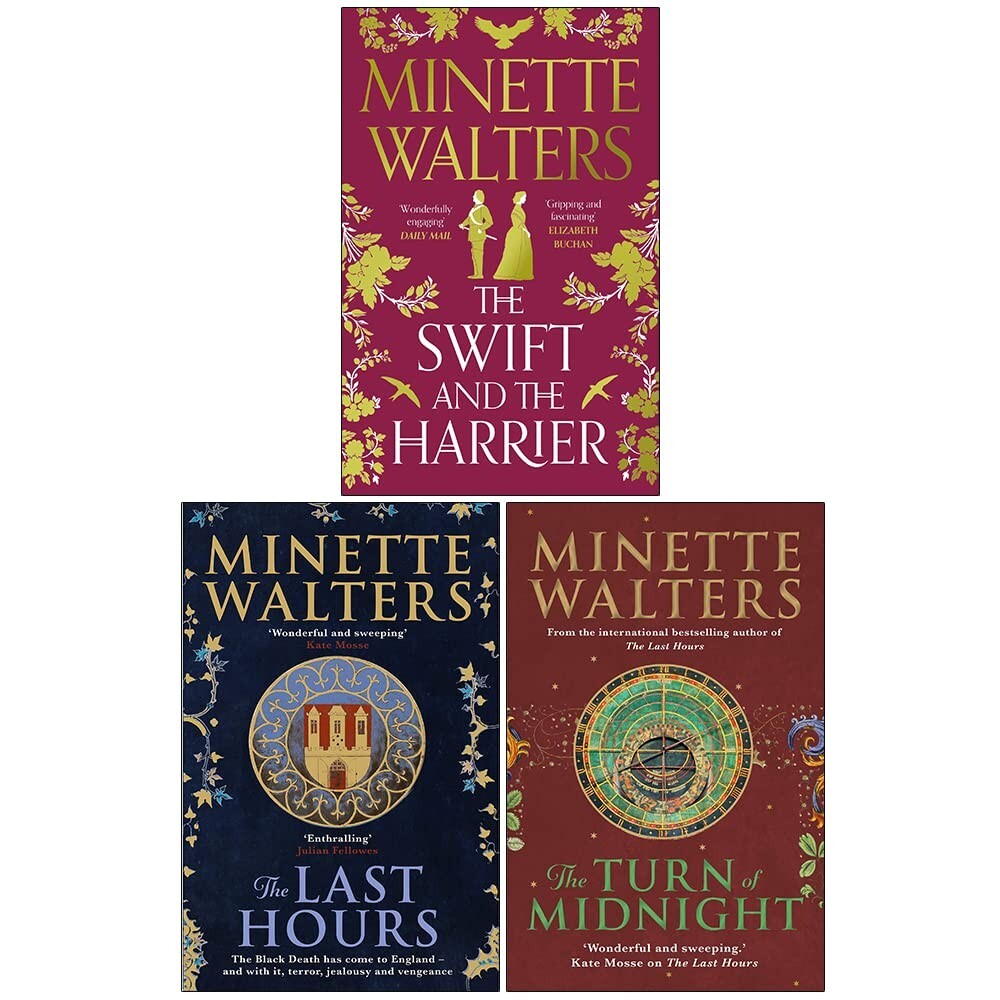 Minette Walters Collection 3 Books Set Swift and Harrier,Turn of Midnight,Last