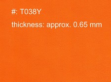 Camera Body Recovering Leatherette T038Y-Orange 250x200x0.65 mm