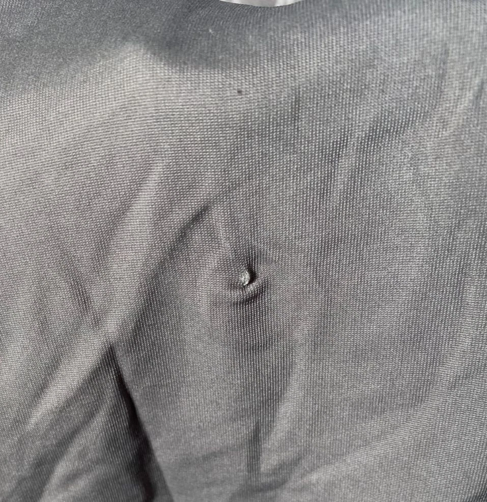 Abito MIDI Maison Margiela da donna grigio stampato collo a turtleneck $720 MM6 taglia XS