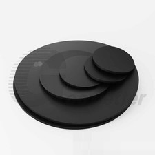 Tarcza gumowa Okrągłe gumowe podkładki Płyta Średnica 8mm-100mm Grubość 1,5mm Płyta gumowa Solidna