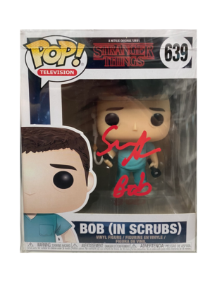 Stranger Things Bob Funko Pop #639 Signed by Sean Astin Authentic