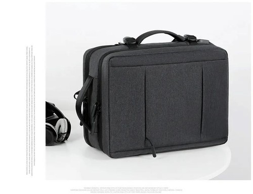 Mochila de viaje de negocios bolsa escuela gran capacidad USB portátil impermeable - Imagen 15 de 26