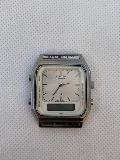 Citizen T011-312805 Vintage Wrist Watch Quartz Alarm Chronograph Japan  Light for sale online | eBay
