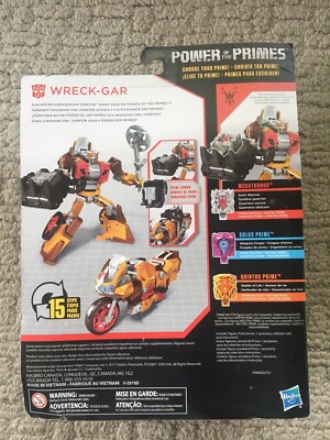 Transformers Generations Power Of The Primes Wreck-Gar - Action Figure Deluxe Esclusiva