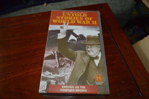 Untold Stories Of World War II : Errors As The Conflict Begins - VHS 2000 - Photo 1/1