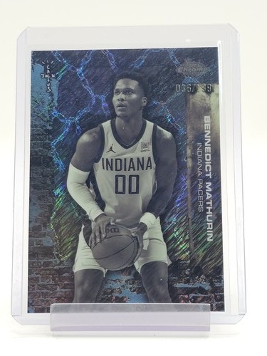 BENNEDICT MATHURIN 2025-26 TOPPS CHROME CACTUS JACK AQUA SHIMMER /199 #16 Q3882