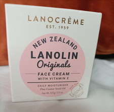 Lanocreme ~ Lanolin Originals Face Cream With Vitamin E  100g NEW/Sealed