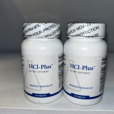2 Sealed HCI-Plus Vitamin B6 Supplement 90 Tabs Each