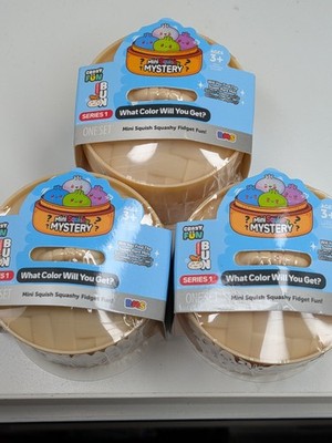 Five Below RMS Mini Dumpling Squishy Mystery Bun Viral Lot Of 3 Series 1