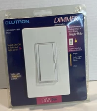 Lutron DVLV-600P-WH Magnetic Low-Voltage Single-Pole Dimmer White 600W (12)