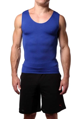 Undergear Royal Blue Shape Enhancer Seamless Tanktop blau Slim Stretch Gr. S/M - Bild 1 von 4