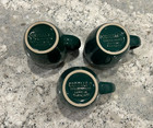 SET OF 3 CORELLE DARK HUNTER GREEN 12 OZ STONEWARE COFFEE MUGS — photo 4