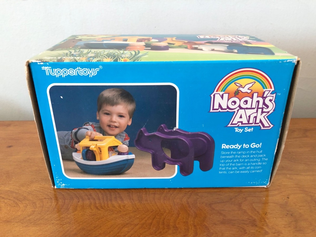 TUPPERWARE TOYS TUPPERTOYS NOAH'S ARK *COMPLETE SET/EXCE. USED