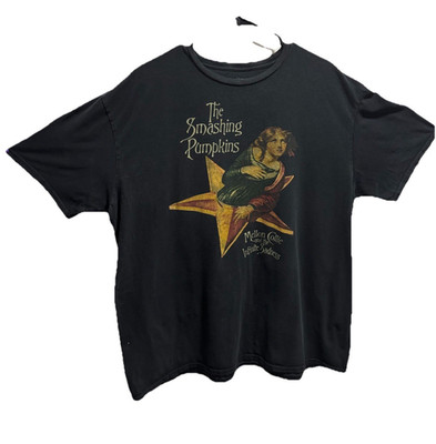 The Smashing Pumpkins Mellon Collie Black Cotton Crew Neck T-Shirt 2XL