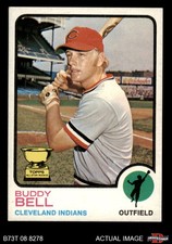 1973 Topps #31 Buddy Bell xGAP Indians ROOKIE ASR COMMON VARIATION 6.5 - EX/MT+