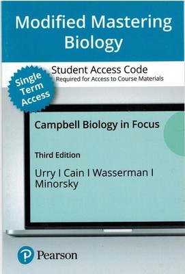 Modified Mastering Biology Student Access Code for Campbell Biology in Focus 3rd