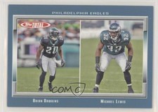 2006 Topps Total Total Blue Brian Dawkins Michael Lewis #332 HOF 03hc
