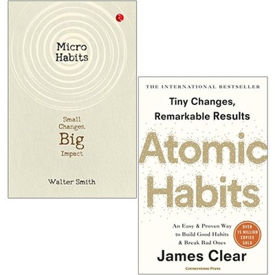 Micro Habits Small Changes Big Impact By & Atomic Habits By James Clear 2 Books