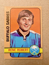 1972-73 OPC Rene Robert Rookie Hockey Card #2 Buffalo Sabres. rookie card picture