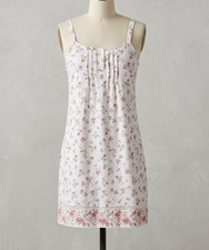 Lauren Ralph Lauren Floral Cotton Chemise Nightgown Lace Trim XS Sleepwear Gown