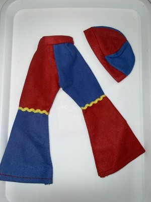 Pedigree Sindy Outfit Zing A Ding Vintage Puppe S210 - rote Variante selten
