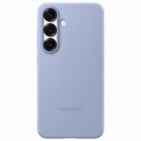 Original Silikon Cover Samsung Galaxy S25 - Hellblau
