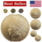 Antique Liberty Indian Head Ten Dollar Coin - Uncirculated Morgan Silver Dollar