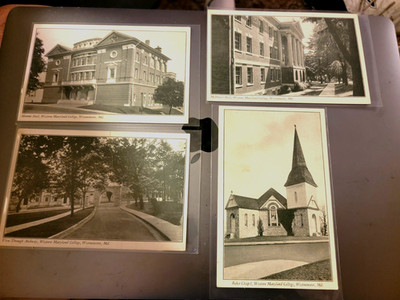4 Views Western Maryland College in Westminster MD White Border Postcard