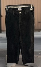 Women  s Calvin Klein Corduroy Pants In Black Size 2, 100 Cotton