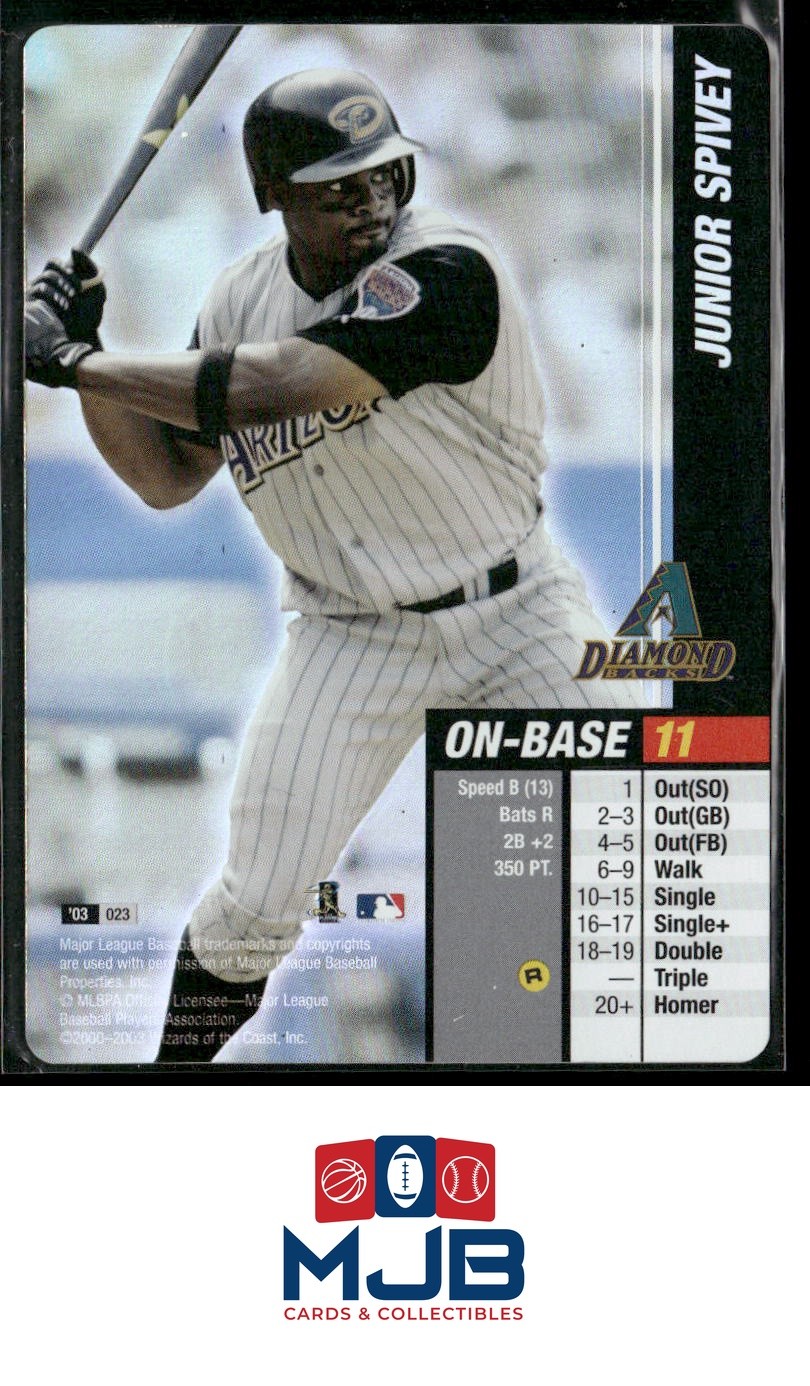 2003 MLB Showdown Junior Spivey #023 Arizona Diamondbacks