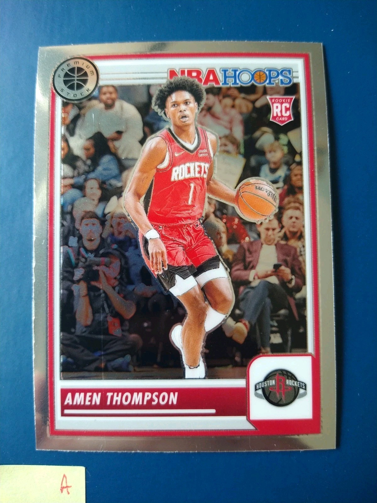 2023-24 NBA Hoops Premium Stock Amen Thompson #86 Houston Rockets Rookie RC