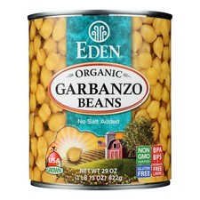 Eden Foods Organic Garbanzo Beans - Case of 12 - 29 oz.