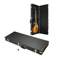L41" Standard Electric Guitar Hard Case Dreadnought Wood PU Leather Hardshell