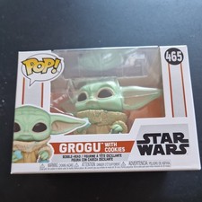 Funko Pop! Vinilo Star Wars: The Mandalorian - 465 Grogu con galletas