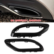 2x Links+Rechts Abdeckung Blende Auspuffblende Für Mercedes Benz A-Klasse W177