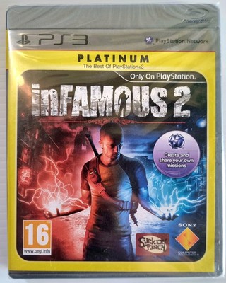 InFAMOUS 2 Platium Edition | NEW SEALED | Sony Playstation 3 PS3