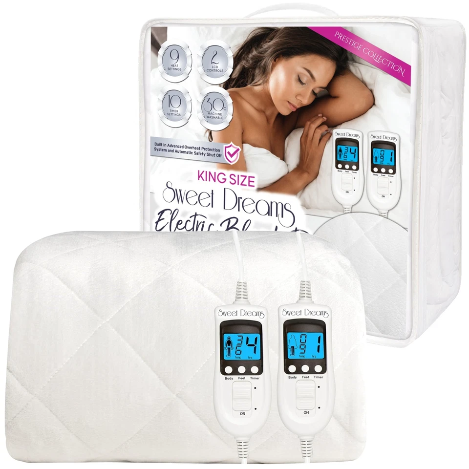 Heated Blanket Electric Mattress Cover Size King SuperKing Double Single - Image 2 of 4