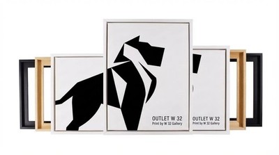 XXL Schattenfugenrahmen MDF Rahmen  für Keilrahmen Leinwandbilder Alu Acrylglas