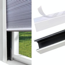 U Channel Blackout PVC Light Blocking Strips for Roller Blinds Light Gap Blocker