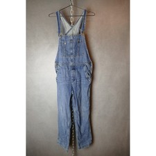 Free People Denim Overalls Jumpsuit Blue Wash Cotton Women S
