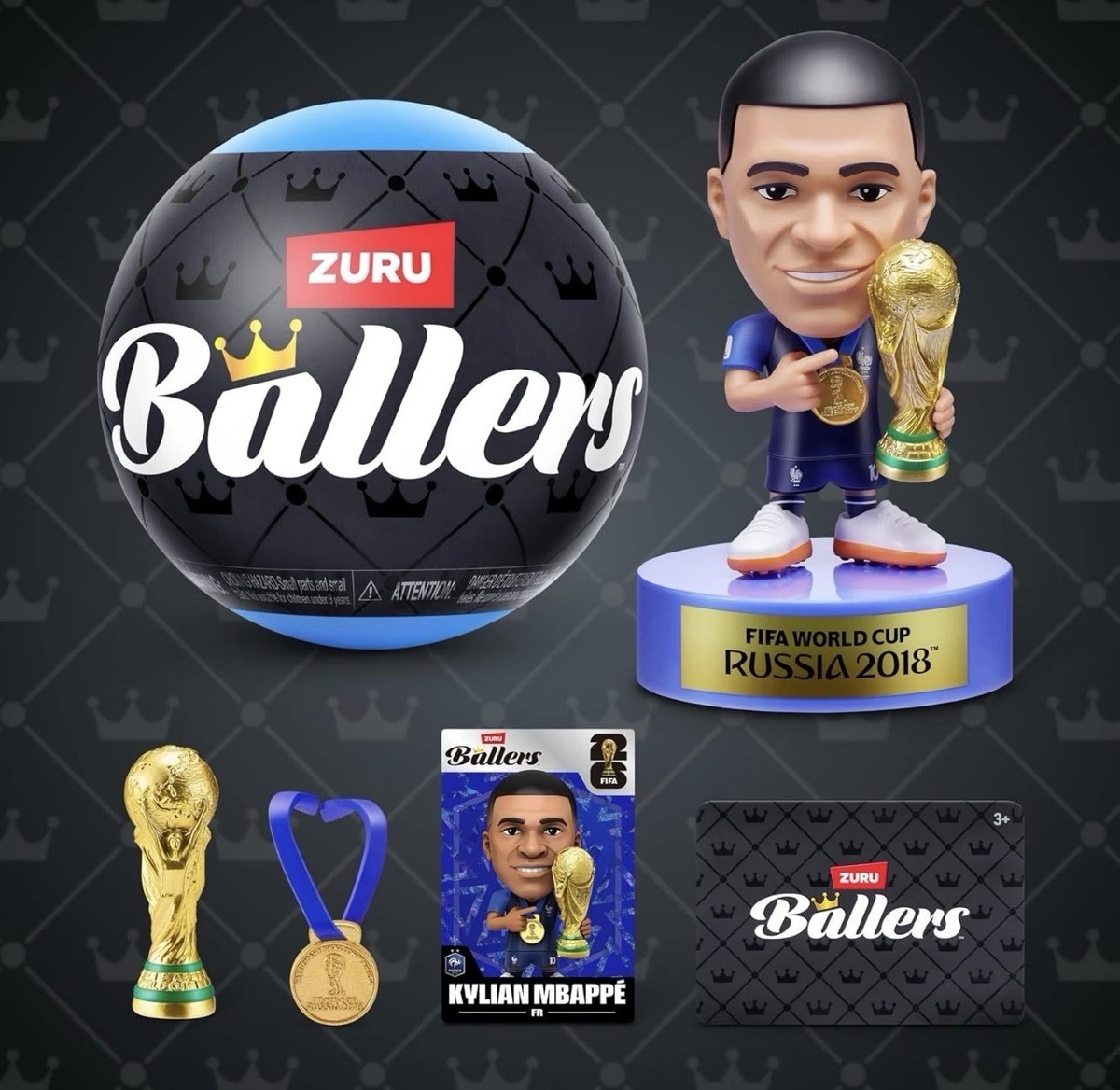 8- Zuru Ballers Official Licensed FIFA World Cup Figure Lionel