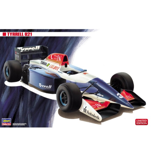 Tyrrell 021 Kit 1:24 Hasegawa Kit Auto -D- Neues Modell-image