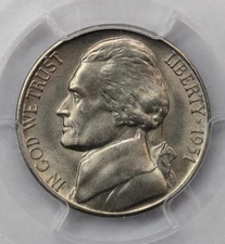 1951-S Jefferson Nickel PCGS MS65