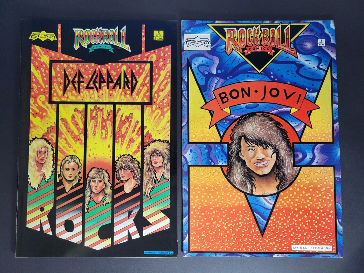 Rock-N-Roll Comics Bon Jovi Def Leppard #3 5 1989 Revolutionary