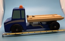 Melissa  Doug Flatbed Tow Truck 4543  Car Carrier 4096 W/4 Cars Wooden