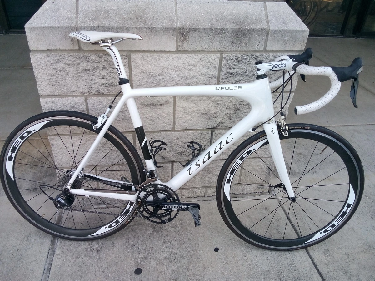 ISAAC IMPULSE CARBON FIBER BIKE GREAT CONDITION 57CM SHIMANO DURA