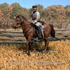 W.Britain 31316 Confederate General Stonewall Jackson Mounted, No.2 Britains