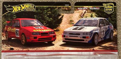 2024 Hot Wheels Premium 2 Pack '87 Ford Sierra & '93 Ford Escort