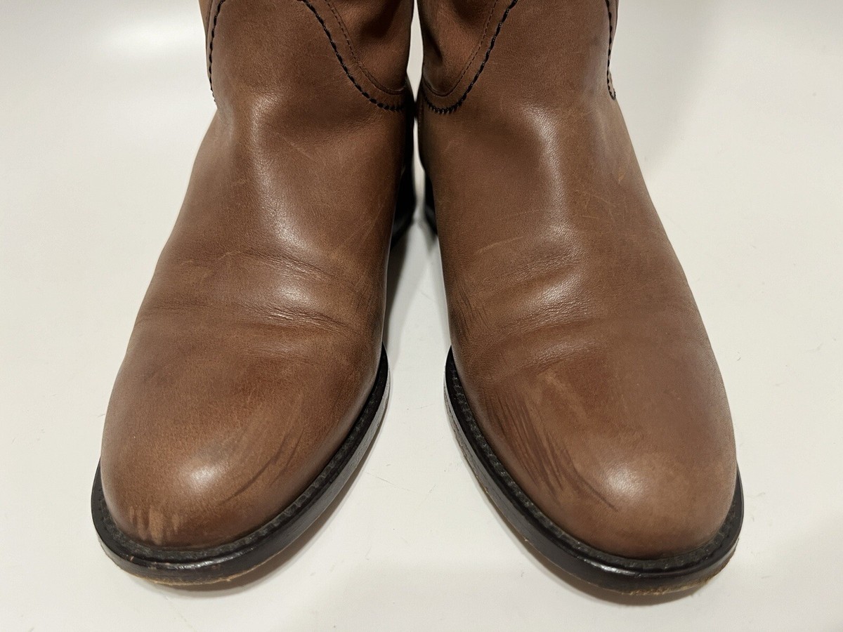 CHANEL ブラウンレザー手袋 CCロゴ刺繍 Vtg CHANEL CC LOGO BROWN LEATHER BOOTS 37 | eBay